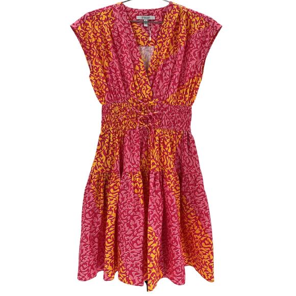 Derek Lam 10 Crosby 'Tora' Pink Cotton A-Line Dress Size 0 - Picture 2 of 4